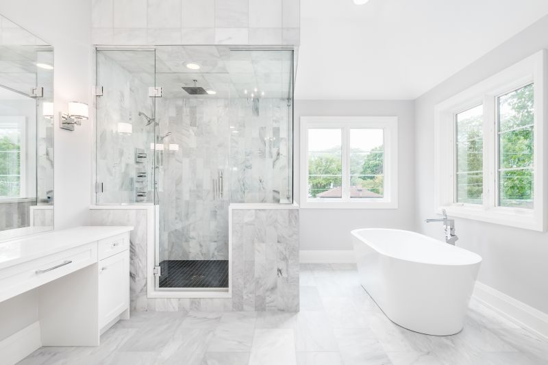 Luxurious Master Bathroom Flooring